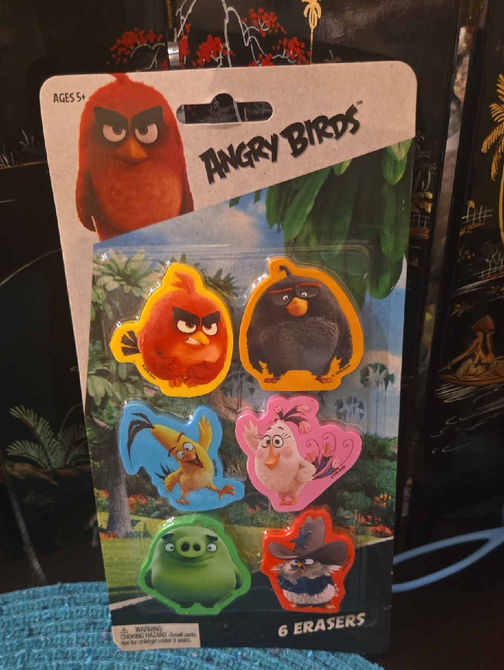 Angry Birds Kids Character Erasers - Multicolor Pack